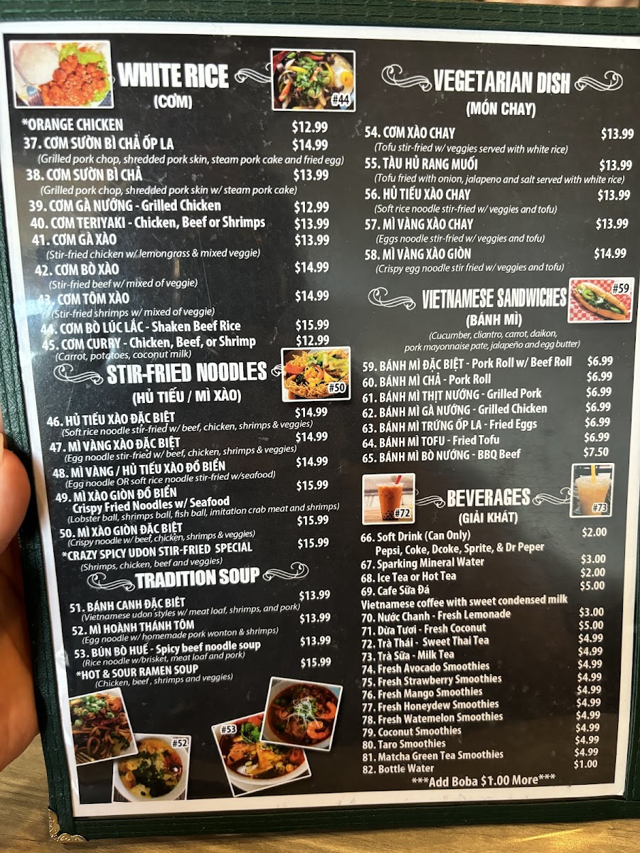 PHO KC Vietnamese Restaurant Menu - Image 4